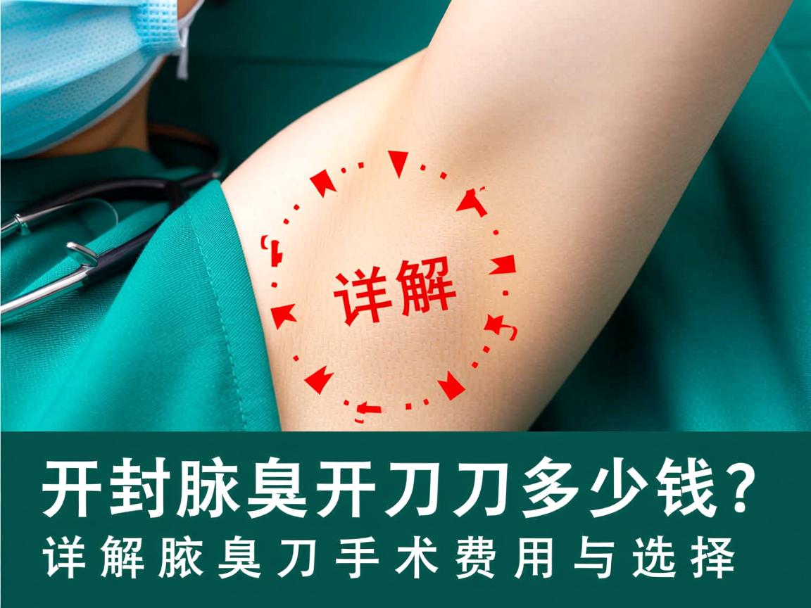 开封腋臭开刀多少钱?详解腋臭开刀手术费用与选择 开封腋臭开刀多少钱?详解腋臭开刀手术费用与选择