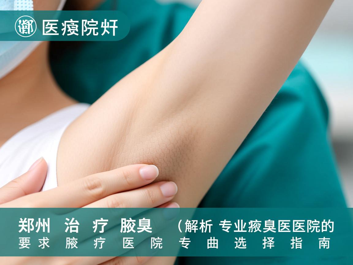 郑州治疗腋臭医院解析,专业腋臭医院的选择指南 郑州治疗腋臭医院解析,专业腋臭医院的选择指南