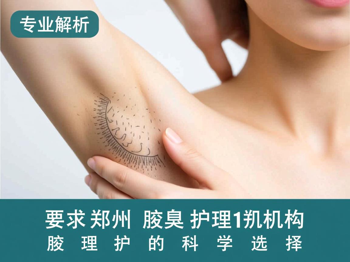 专业解析郑州腋臭护理机构，郑州腋臭护理的科学选择