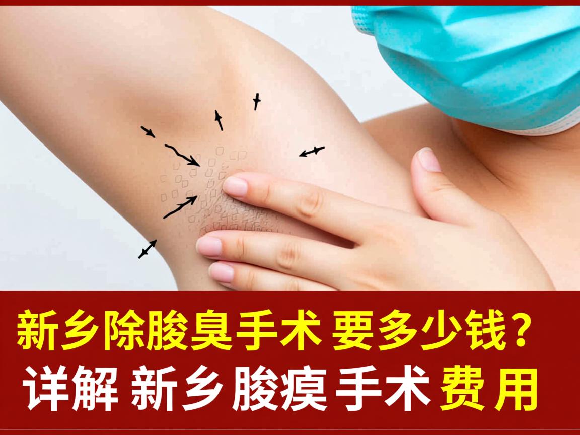 新乡除腋臭手术要多少钱？详解新乡腋臭手术费用