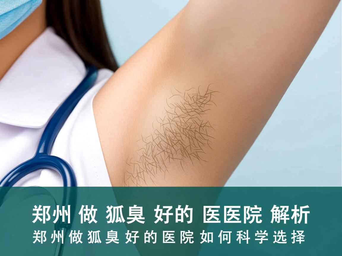 郑州做狐臭好的医院解析，郑州做狐臭好的医院如何科学选择