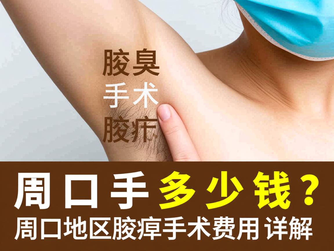 周口腋臭手术多少钱?周口地区腋臭手术费用详解 周口腋臭手术多少钱?周口地区腋臭手术费用详解