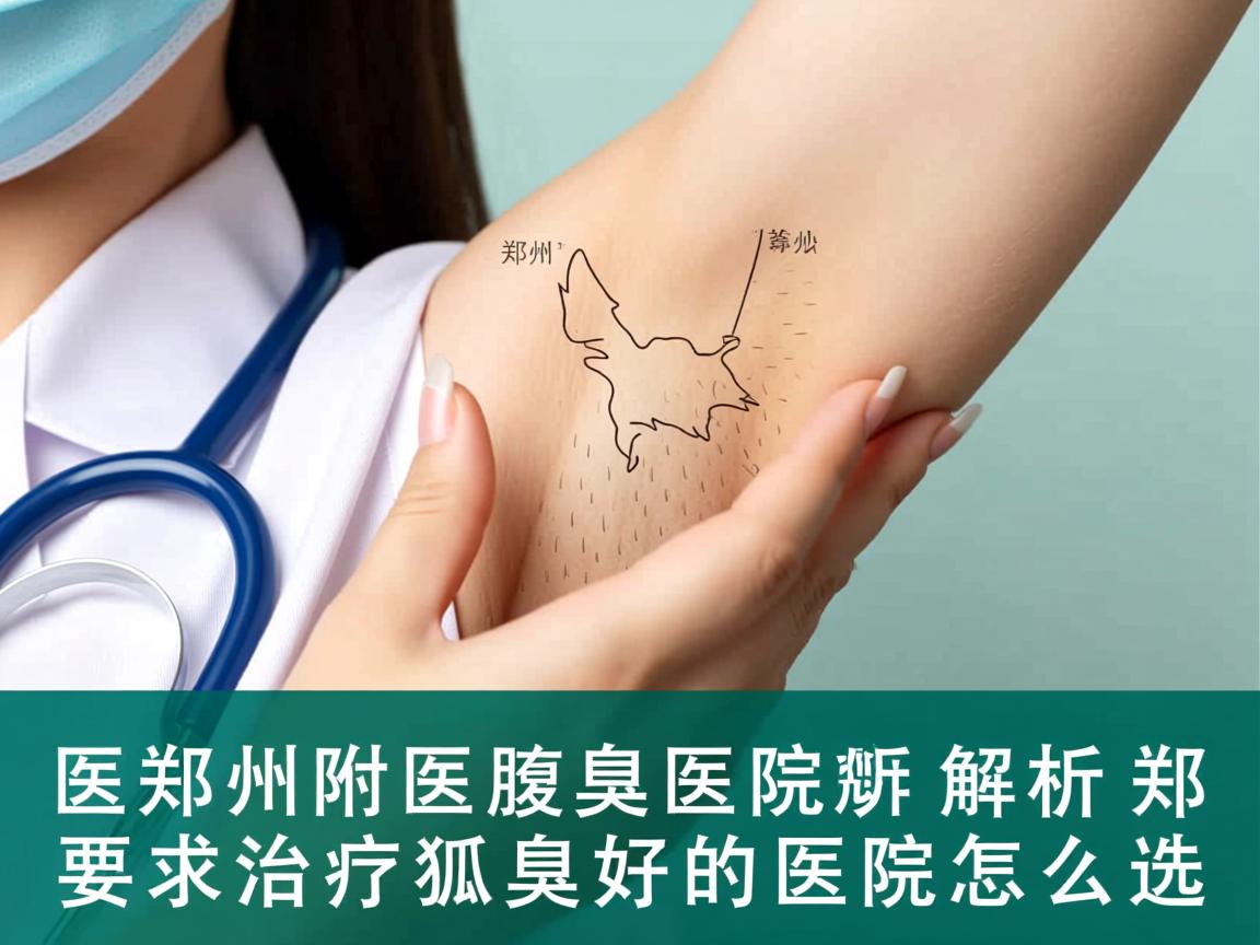 郑州附医腋臭医院解析,郑州治疗狐臭好的医院怎么选 郑州附医腋臭医院解析,郑州治疗狐臭好的医院怎么选