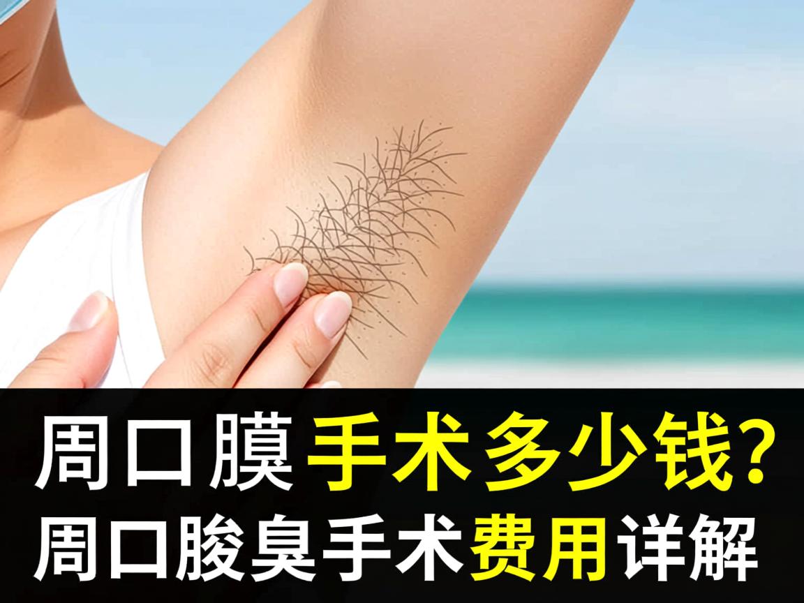 在周口做腋臭手术多少钱？周口腋臭手术费用详解