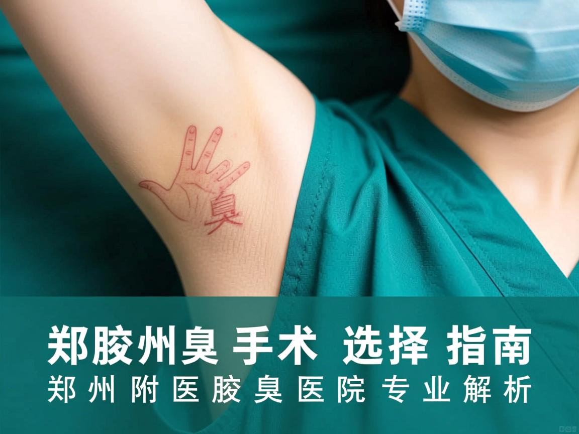 郑州腋臭手术选择指南,郑州附医腋臭医院专业解析 郑州腋臭手术选择指南,郑州附医腋臭医院专业解析