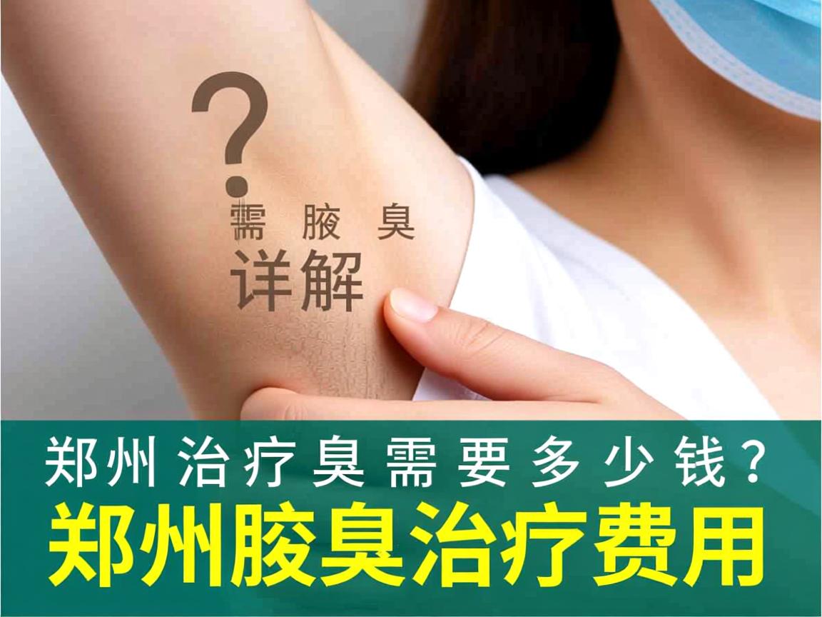 郑州治疗腋臭需要多少钱？详解郑州腋臭治疗费用