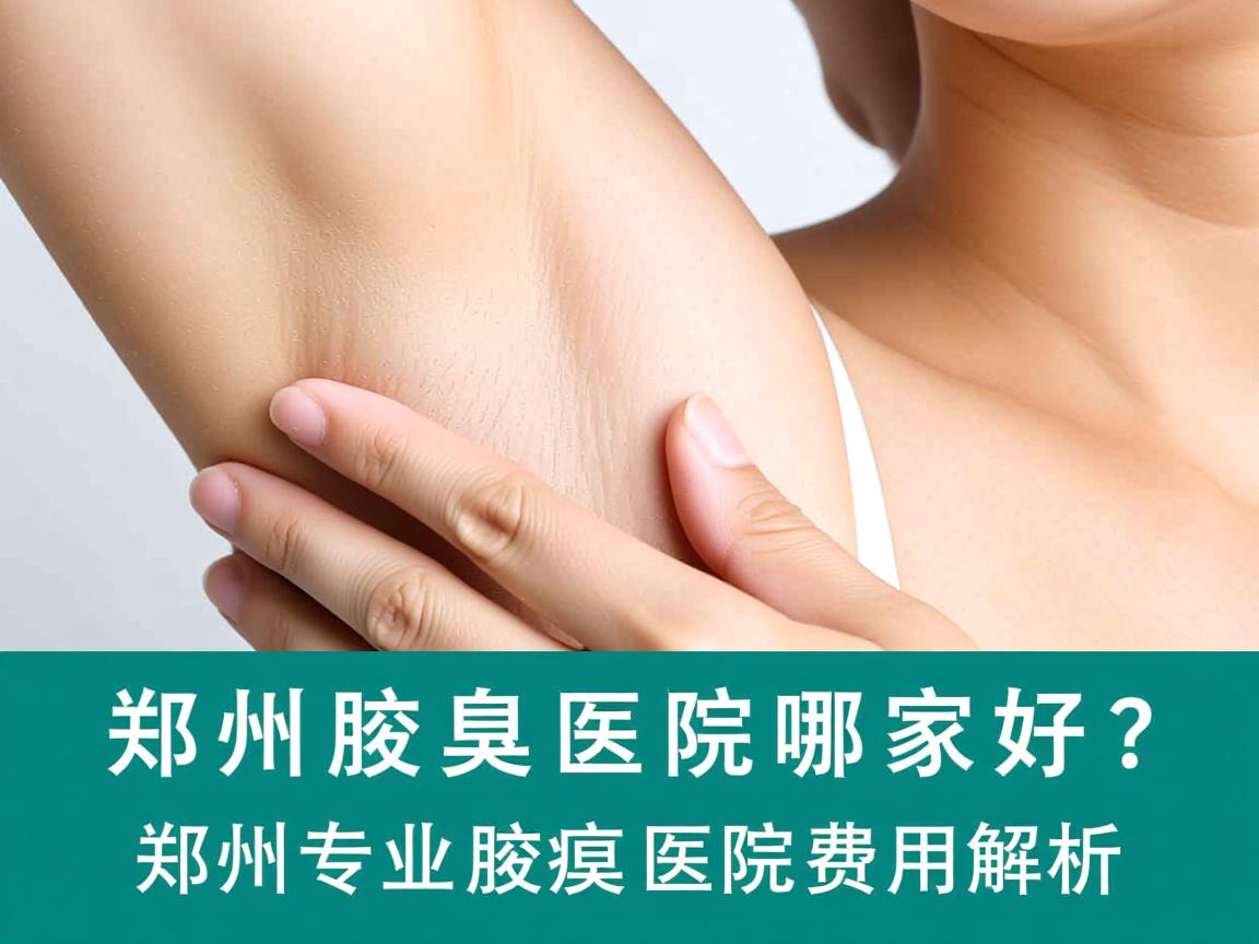 郑州腋臭医院哪家好？郑州专业腋臭医院费用解析