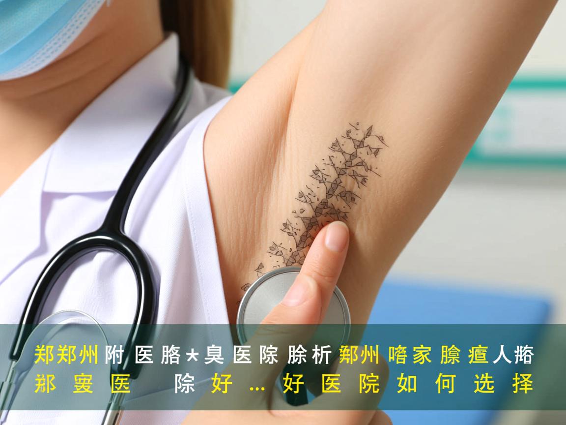 郑州附医腋臭医院解析，郑州除腋臭那家医院好，好医院如何选择