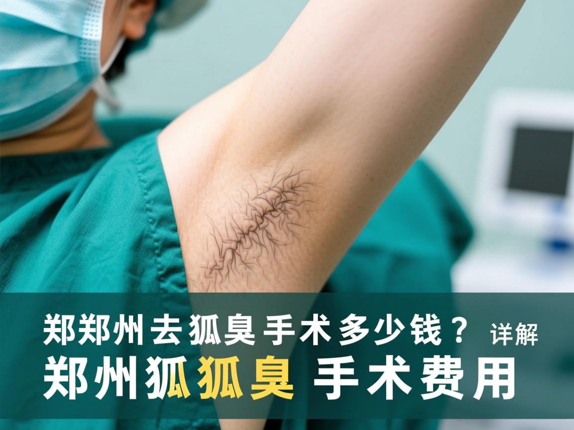 郑州去狐臭手术多少钱？详解郑州狐臭手术费用