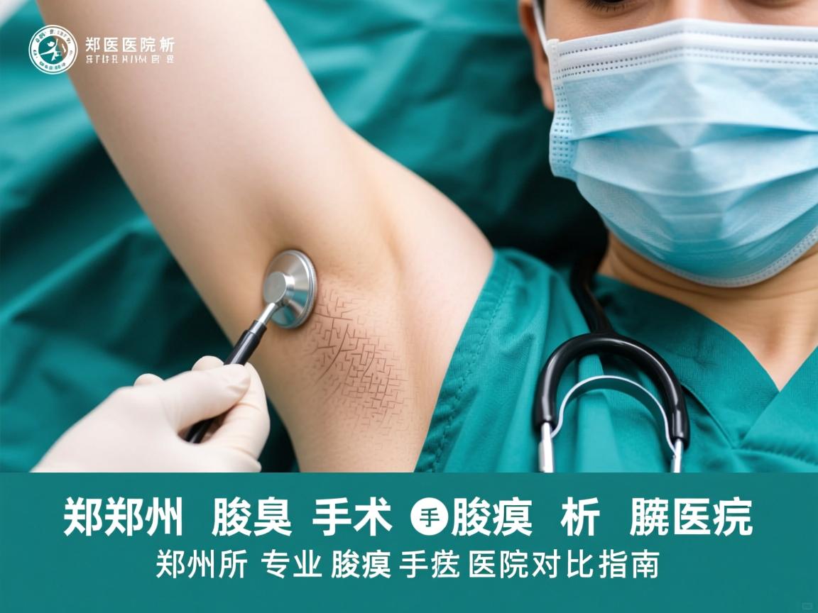 郑州腋臭手术医院解析，郑州专业腋臭手术医院对比指南