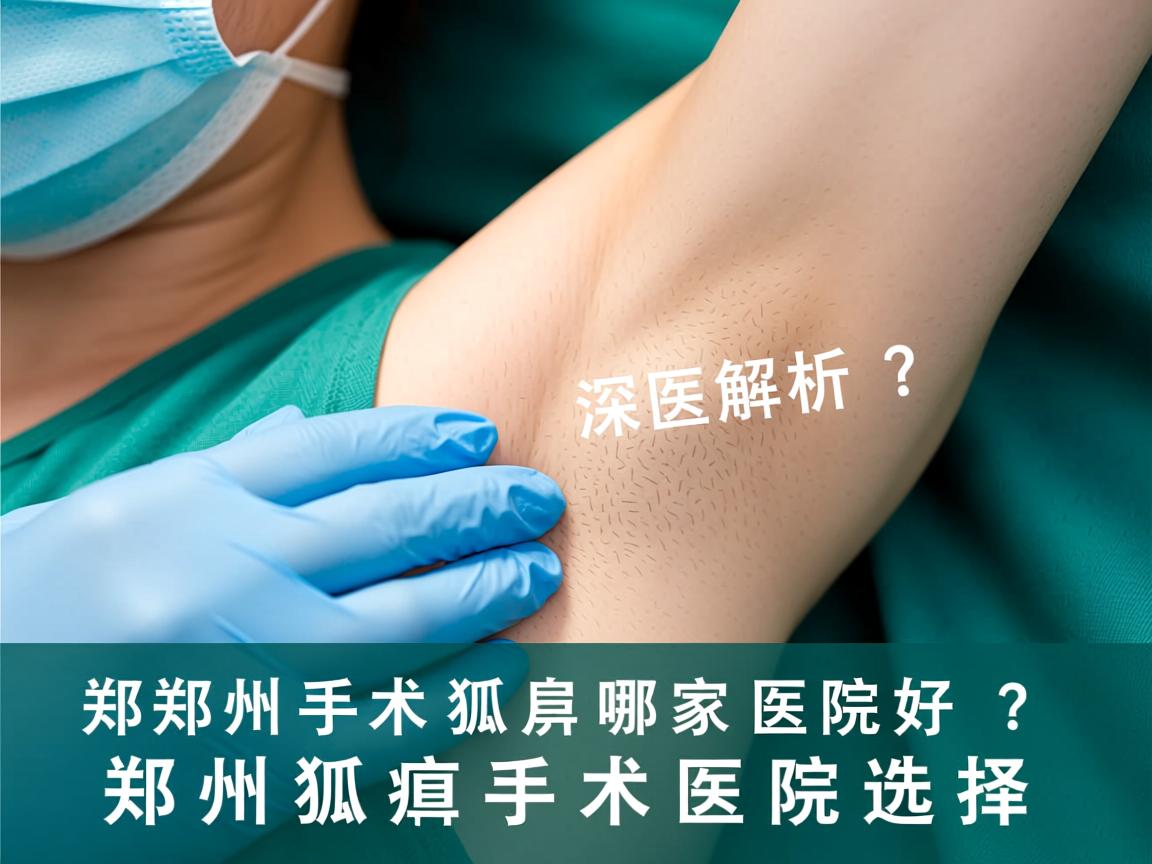 郑州手术狐臭哪家医院好？深度解析郑州狐臭手术医院选择