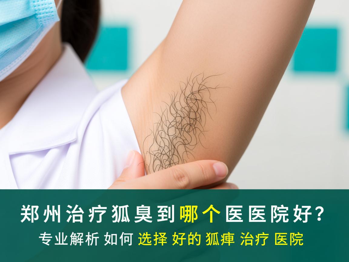 郑州治疗狐臭到哪个医院好？专业解析如何选择好的狐臭治疗医院