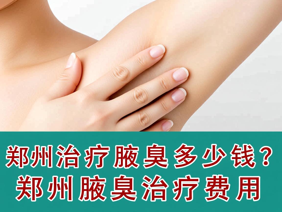 郑州治疗腋臭多少钱？详解郑州腋臭治疗费用