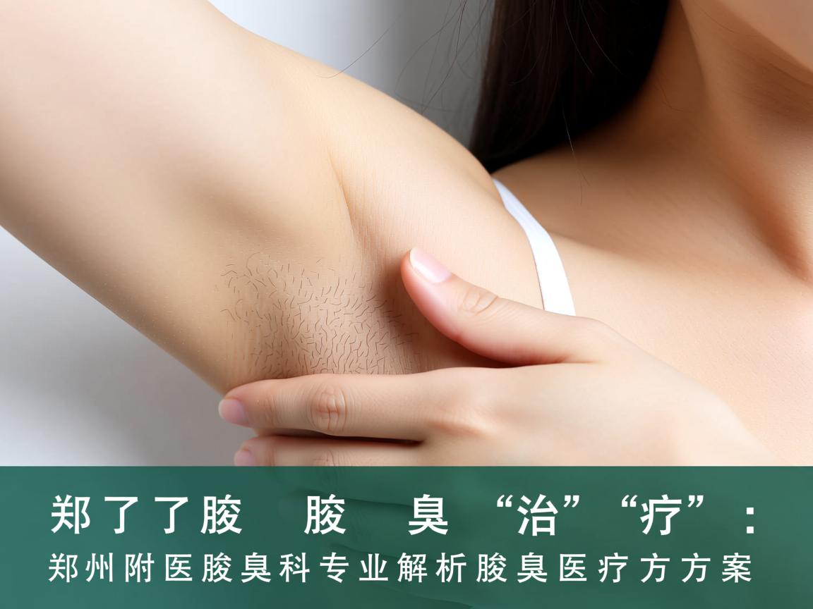 了解腋臭治疗，郑州附医腋臭科专业解析腋臭医疗方案