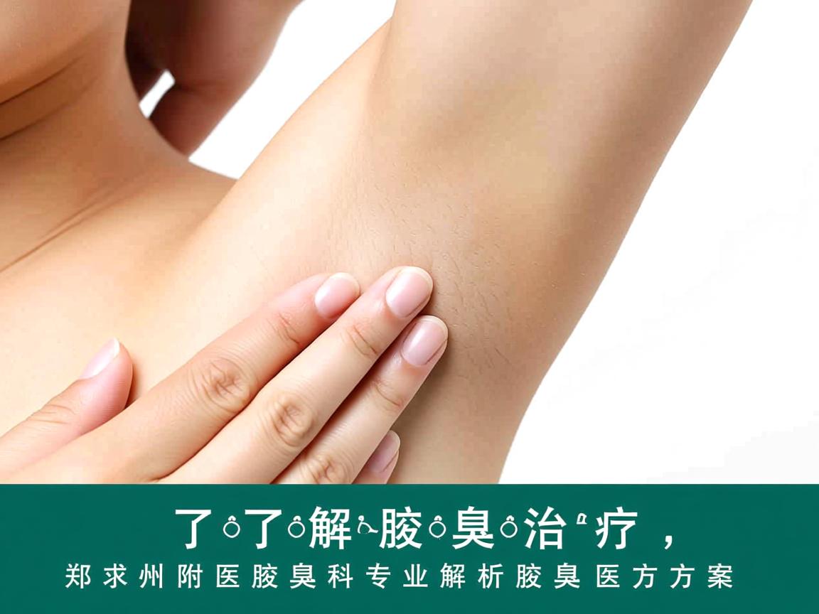 了解腋臭治疗，郑州附医腋臭科专业解析腋臭医疗方案