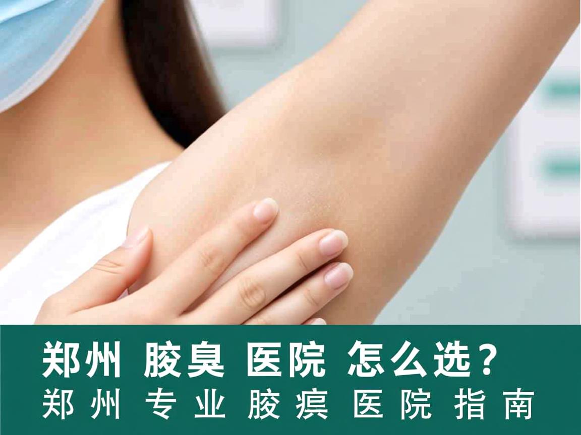 郑州腋臭医院怎么选？郑州专业腋臭医院指南