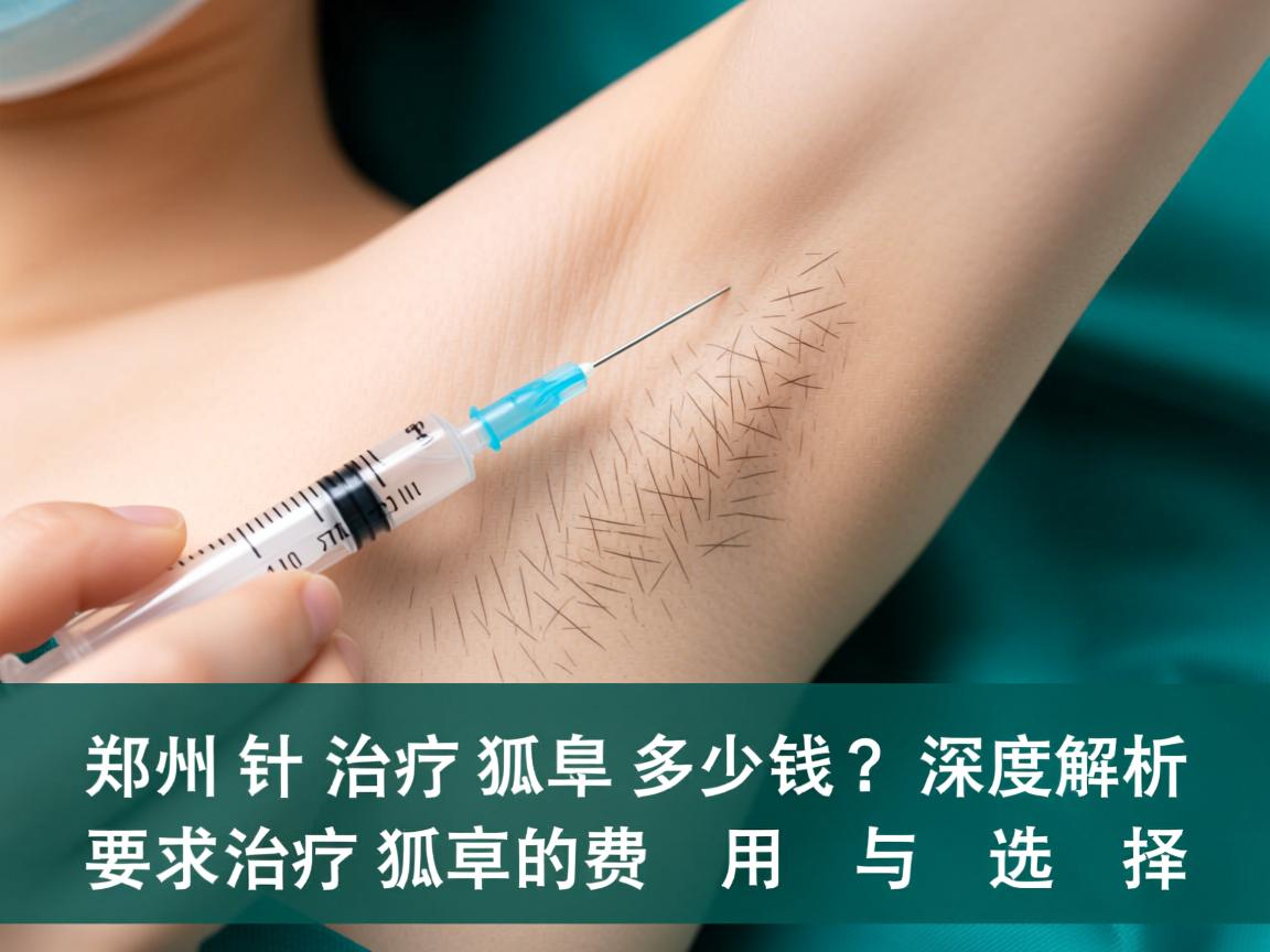 郑州针剂治疗狐臭多少钱？深度解析针剂治疗狐臭的费用与选择