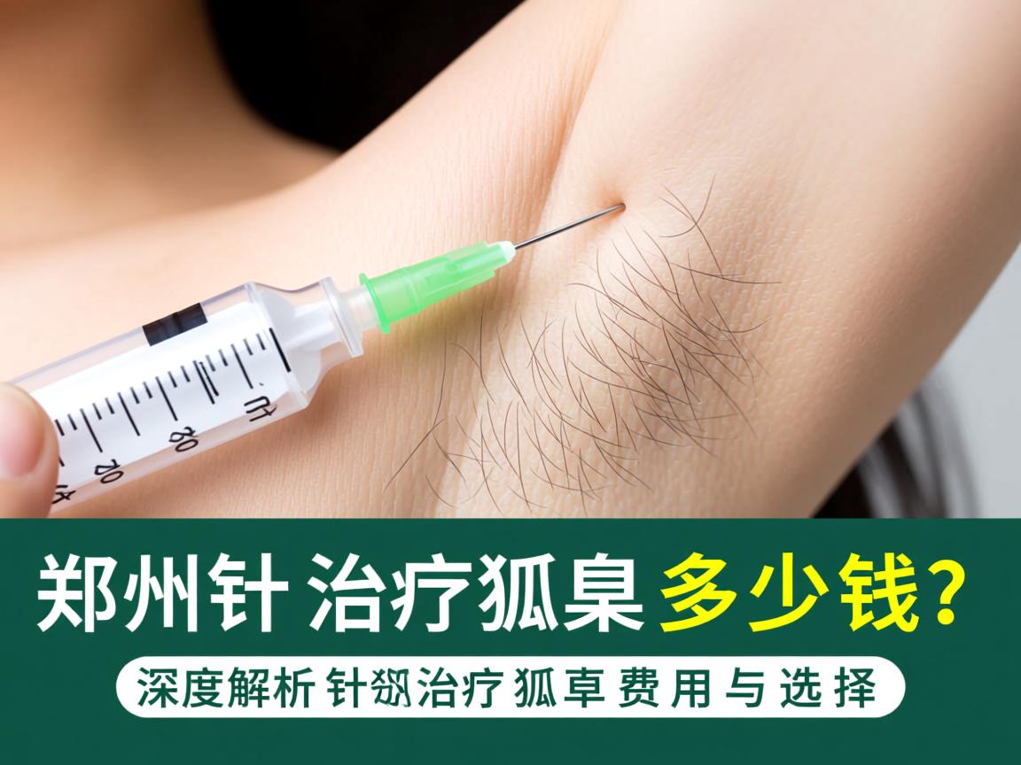 郑州针剂治疗狐臭多少钱？深度解析针剂治疗狐臭的费用与选择