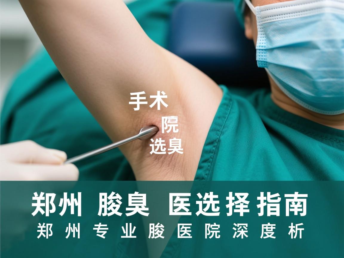 郑州腋臭手术医院选择指南,郑州专业腋臭医院深度解析 郑州腋臭手术医院选择指南,郑州专业腋臭医院深度解析