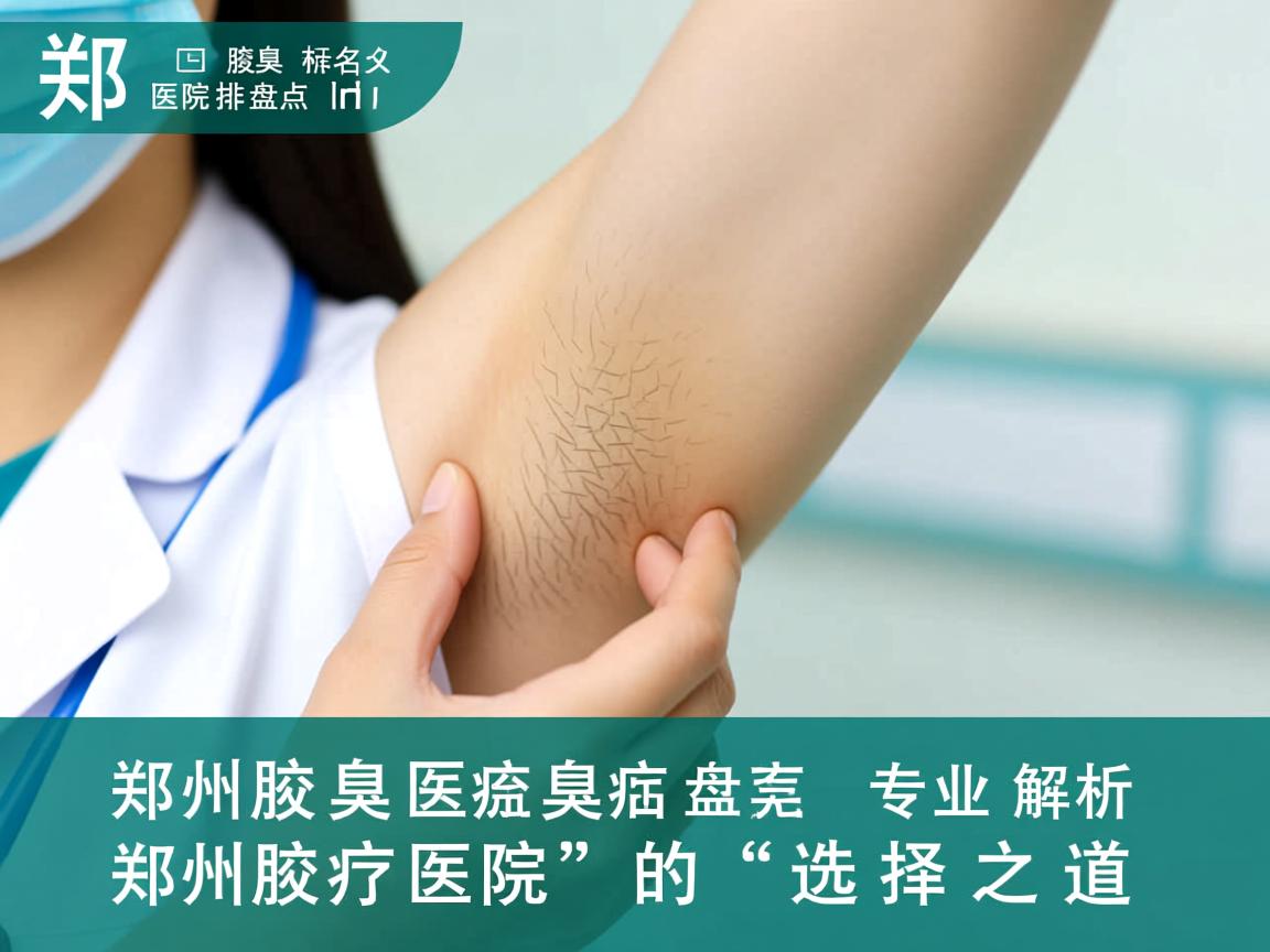 郑州腋臭医院排名盘点，专业解析郑州腋臭医院的选择之道
