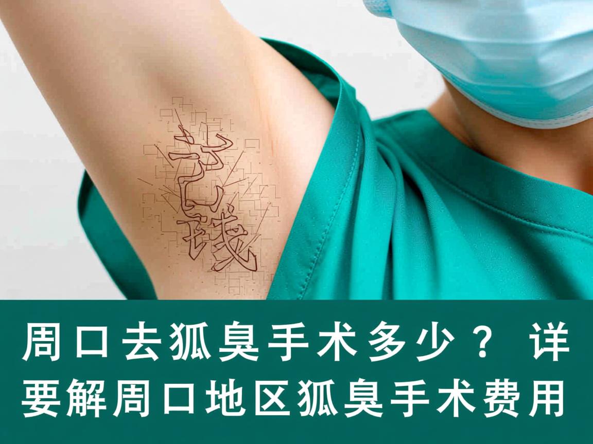 周口去狐臭手术多少钱？详解周口地区狐臭手术费用