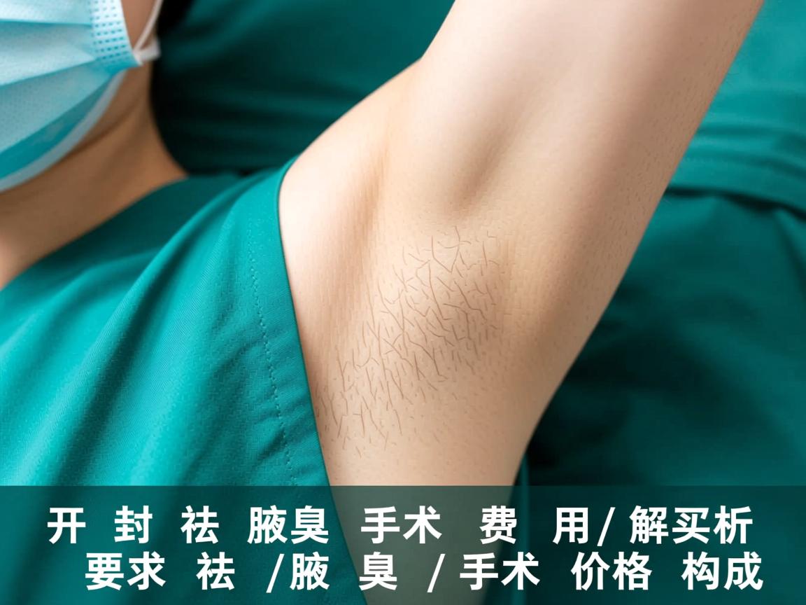 开封祛腋臭手术费用解析,详解祛腋臭手术价格构成 开封祛腋臭手术费用解析,详解祛腋臭手术价格构成