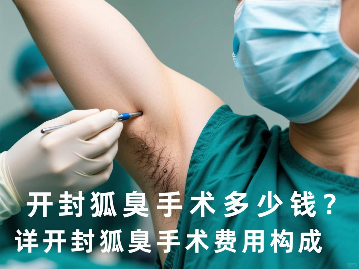 开封狐臭手术多少钱？详解开封狐臭手术费用构成