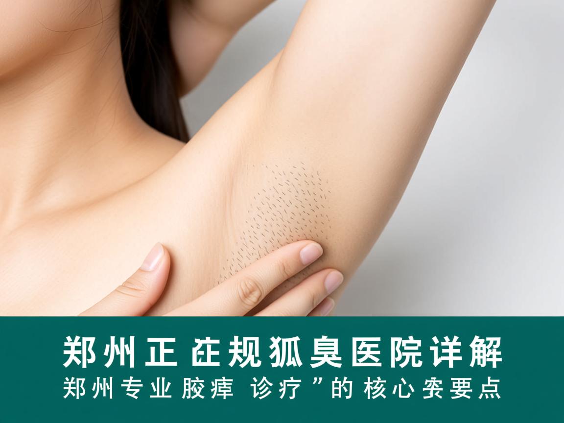 郑州正规狐臭医院详解，郑州专业腋臭诊疗的核心要点