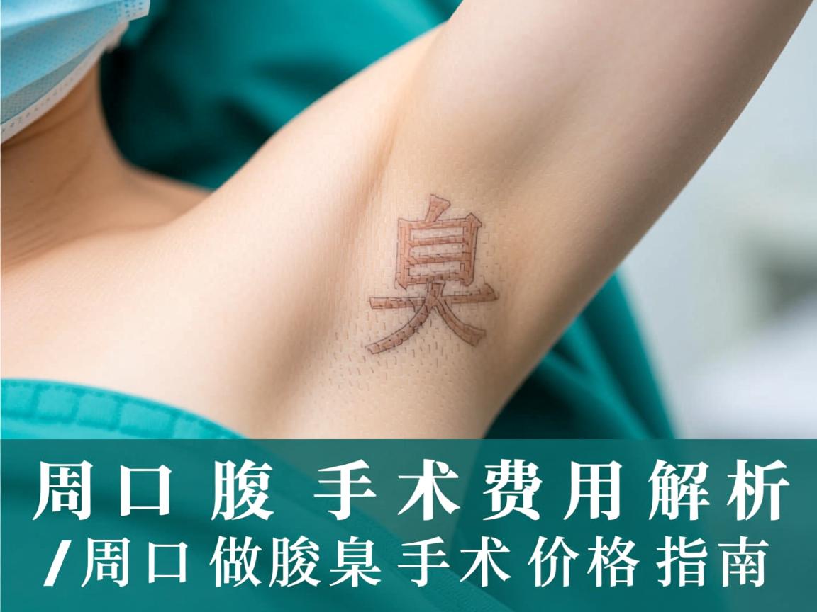 周口腋臭手术费用解析，周口做腋臭手术价格指南