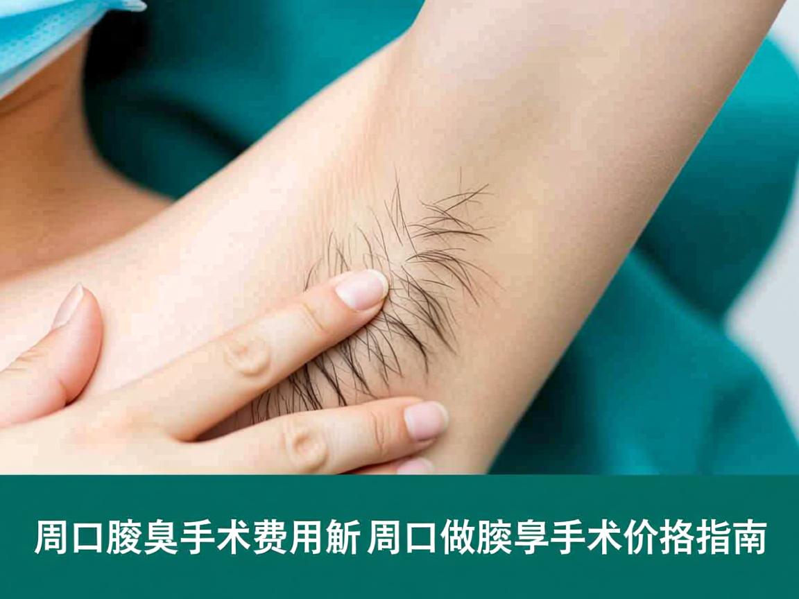 周口腋臭手术费用解析，周口做腋臭手术价格指南