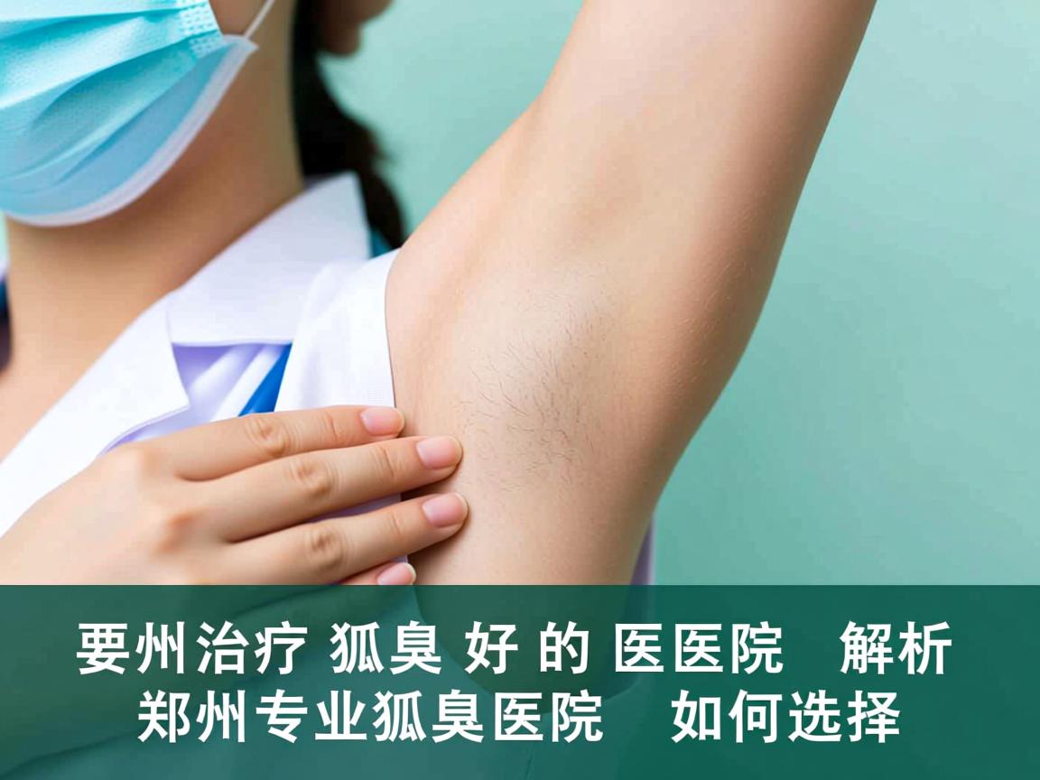 郑州治疗狐臭好的医院解析，郑州专业狐臭医院如何选择