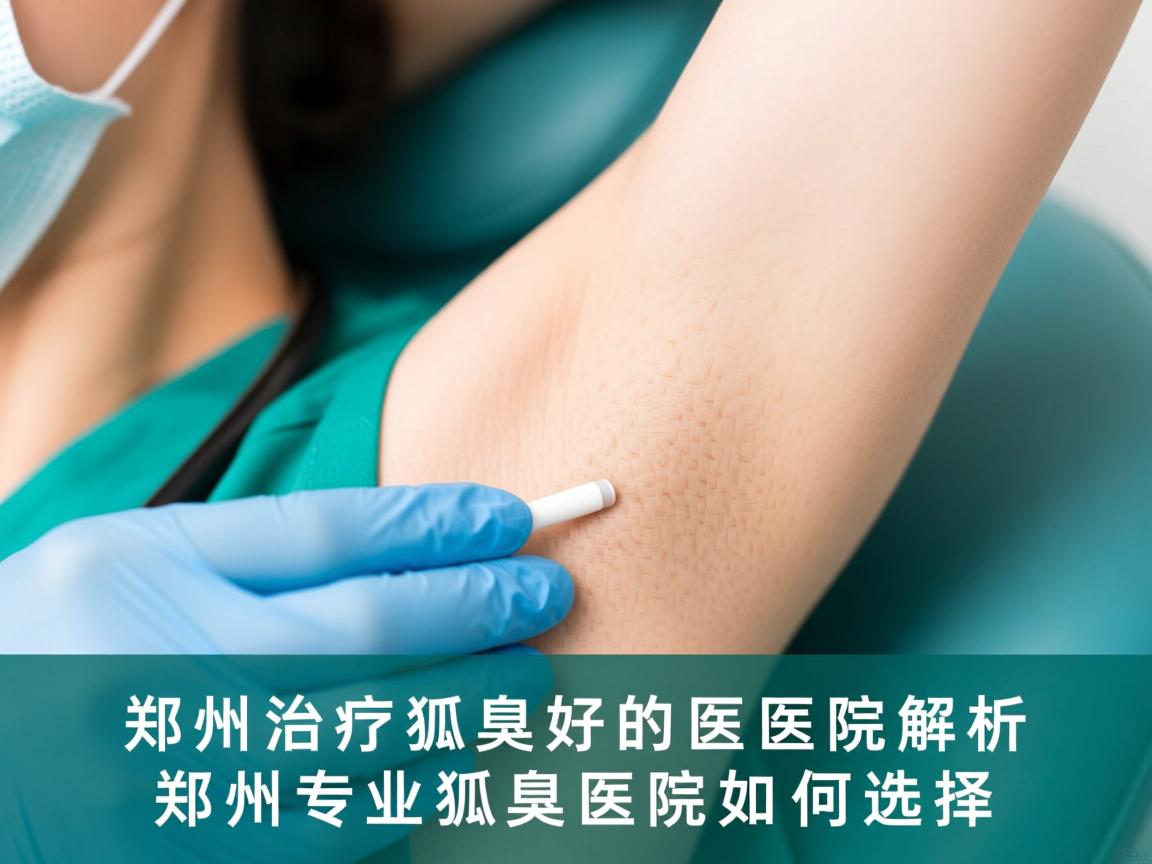 郑州治疗狐臭好的医院解析，郑州专业狐臭医院如何选择