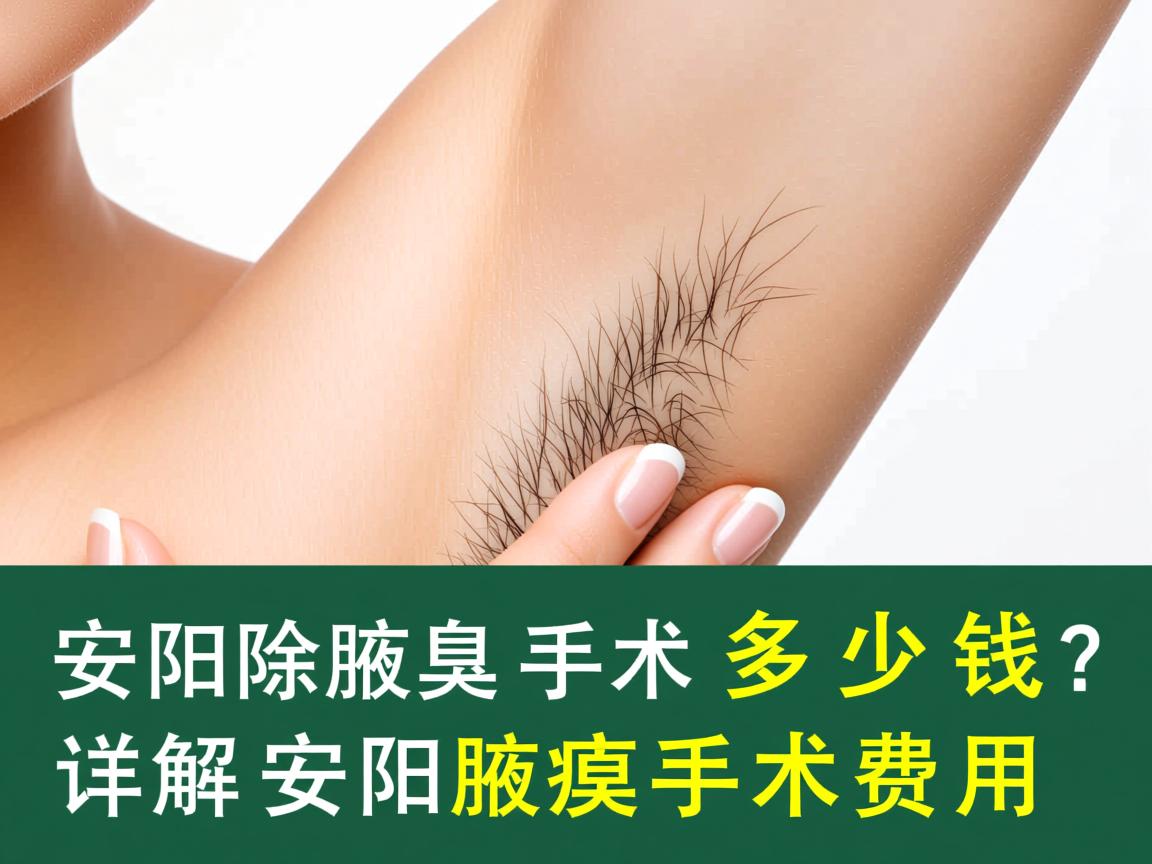 安阳除腋臭手术多少钱？详解安阳腋臭手术费用