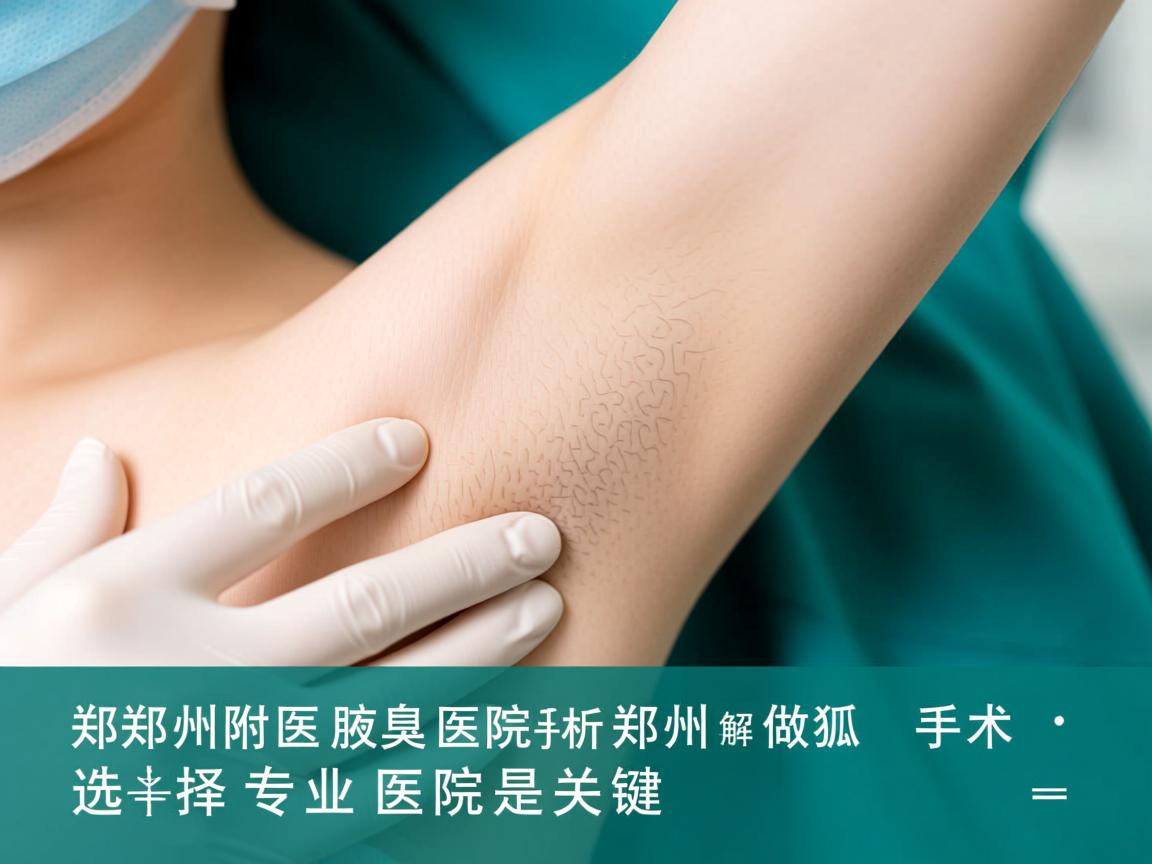 郑州附医腋臭医院解析,郑州做狐臭手术,选择专业医院是关键 郑州附医腋臭医院解析,郑州做狐臭手术,选择专业医院是关键