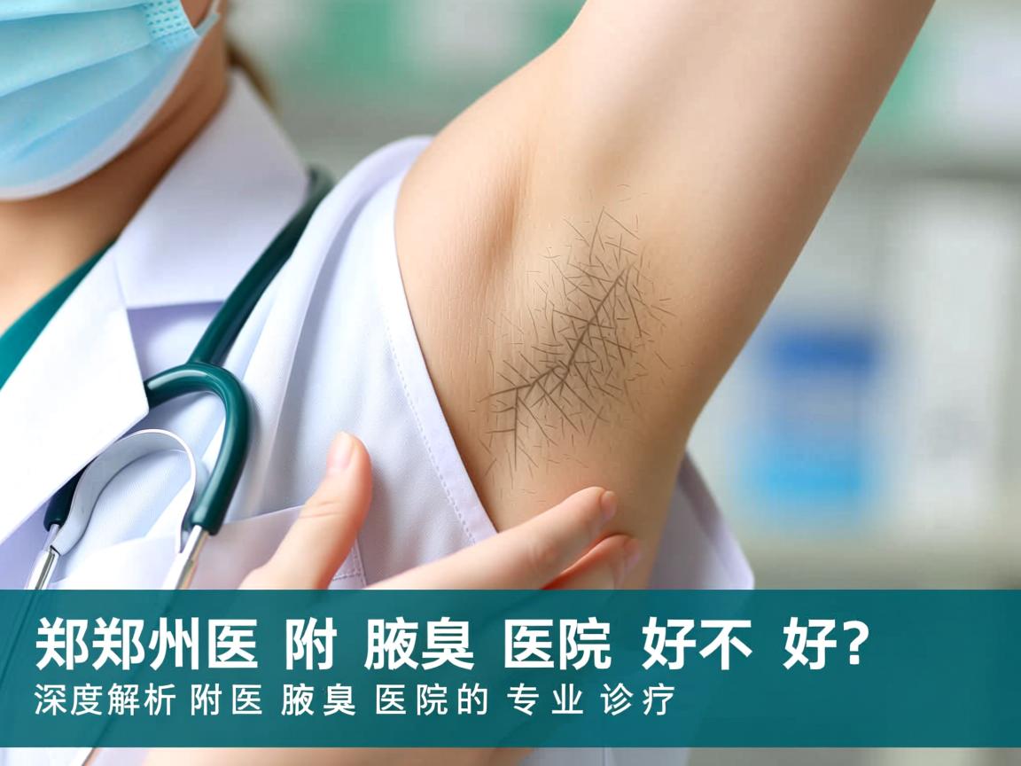 郑州附医腋臭医院好不好？深度解析郑州附医腋臭医院的专业诊疗