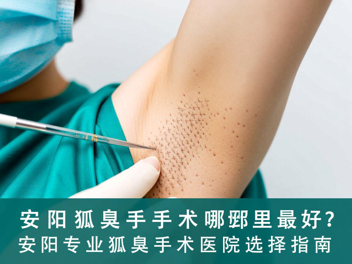 安阳狐臭手术哪里最好？安阳专业狐臭手术医院选择指南