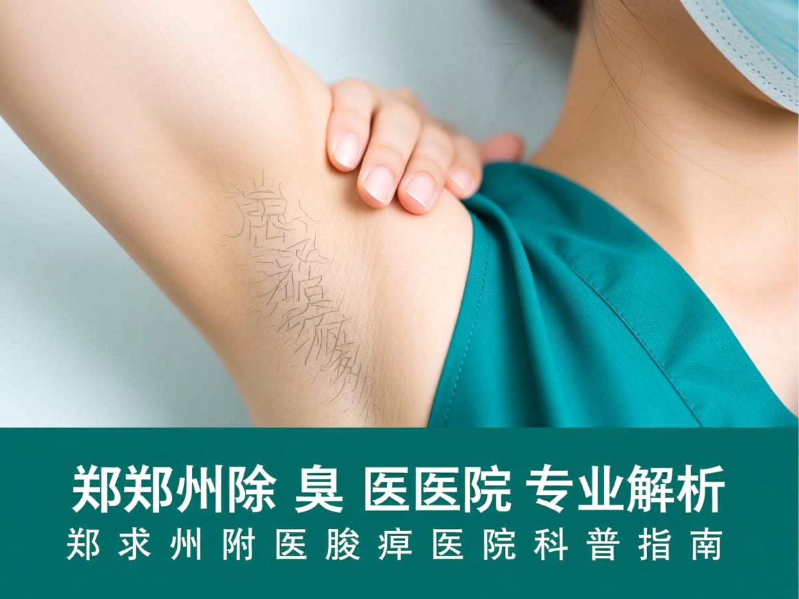 郑州除腋臭医院专业解析,郑州附医腋臭医院科普指南 郑州除腋臭医院专业解析,郑州附医腋臭医院科普指南