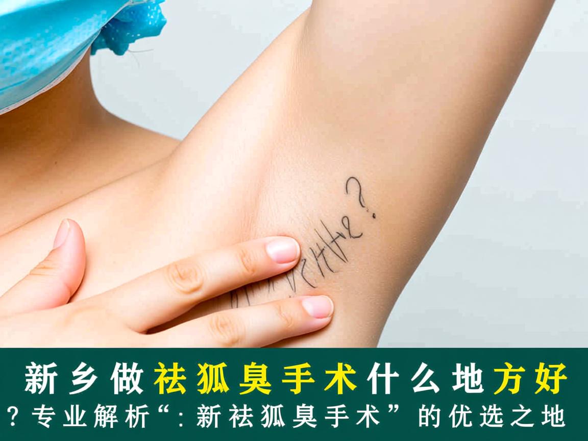 新乡做祛狐臭手术什么地方好？专业解析新乡祛狐臭手术的优选之地