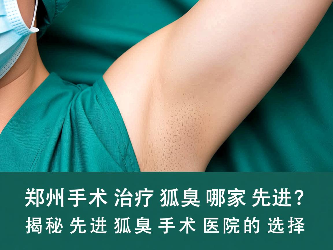 郑州手术治疗狐臭哪家先进?揭秘先进狐臭手术医院的选择 郑州手术治疗狐臭哪家先进?揭秘先进狐臭手术医院的选择