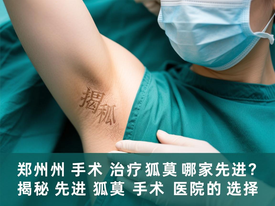 郑州手术治疗狐臭哪家先进?揭秘先进狐臭手术医院的选择 郑州手术治疗狐臭哪家先进?揭秘先进狐臭手术医院的选择