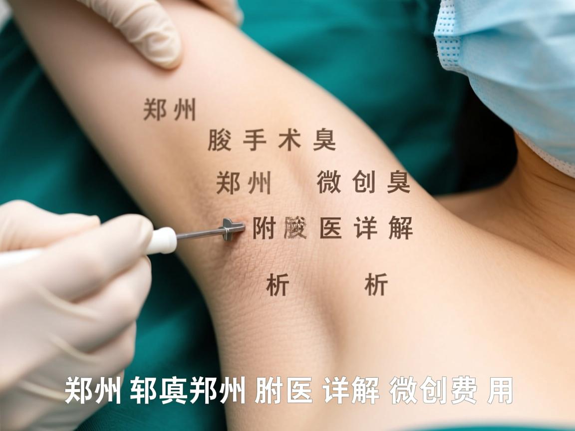 郑州腋臭微创手术解析，郑州附医详解腋臭微创费用