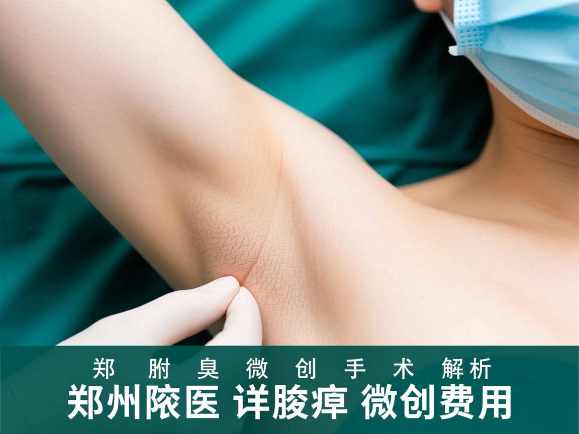 郑州腋臭微创手术解析，郑州附医详解腋臭微创费用