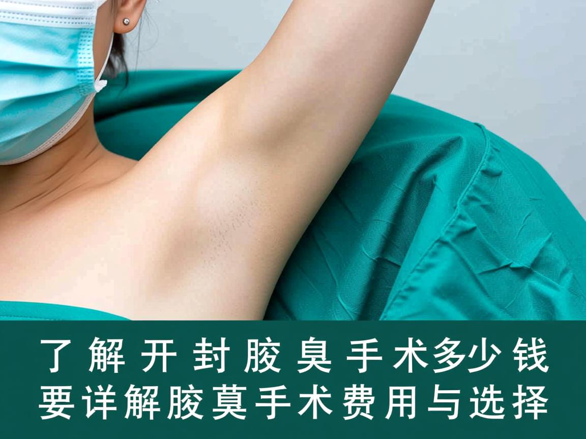 了解开封腋臭手术多少钱 详解腋臭手术费用与选择