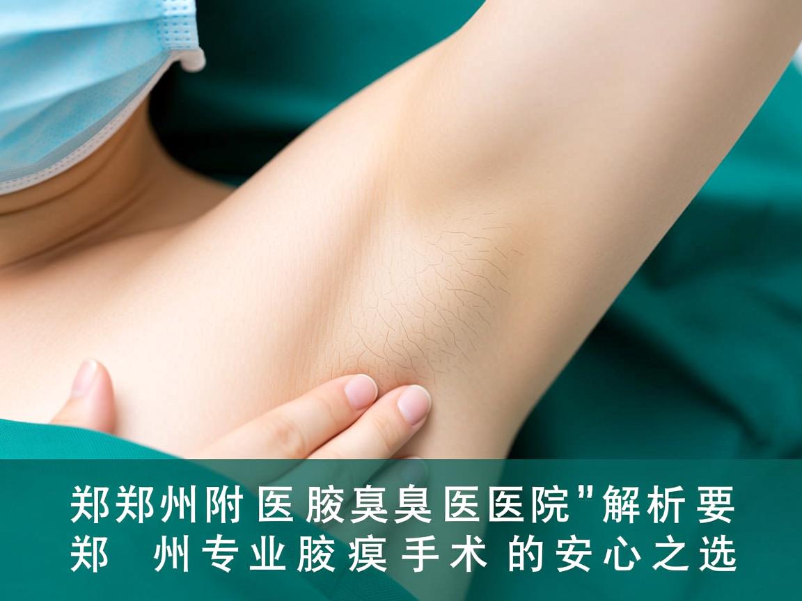 郑州附医腋臭医院解析,郑州专业腋臭手术的安心之选 郑州附医腋臭医院解析,郑州专业腋臭手术的安心之选