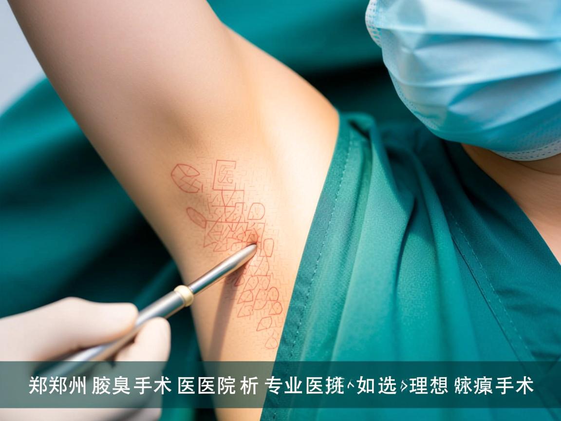 郑州腋臭手术医院解析，专业医院如何选择理想腋臭手术