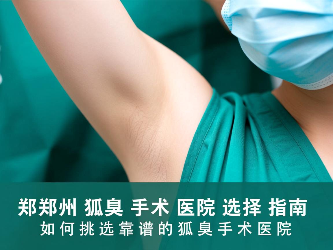 郑州狐臭手术医院选择指南,如何挑选靠谱的狐臭手术医院 郑州狐臭手术医院选择指南,如何挑选靠谱的狐臭手术医院