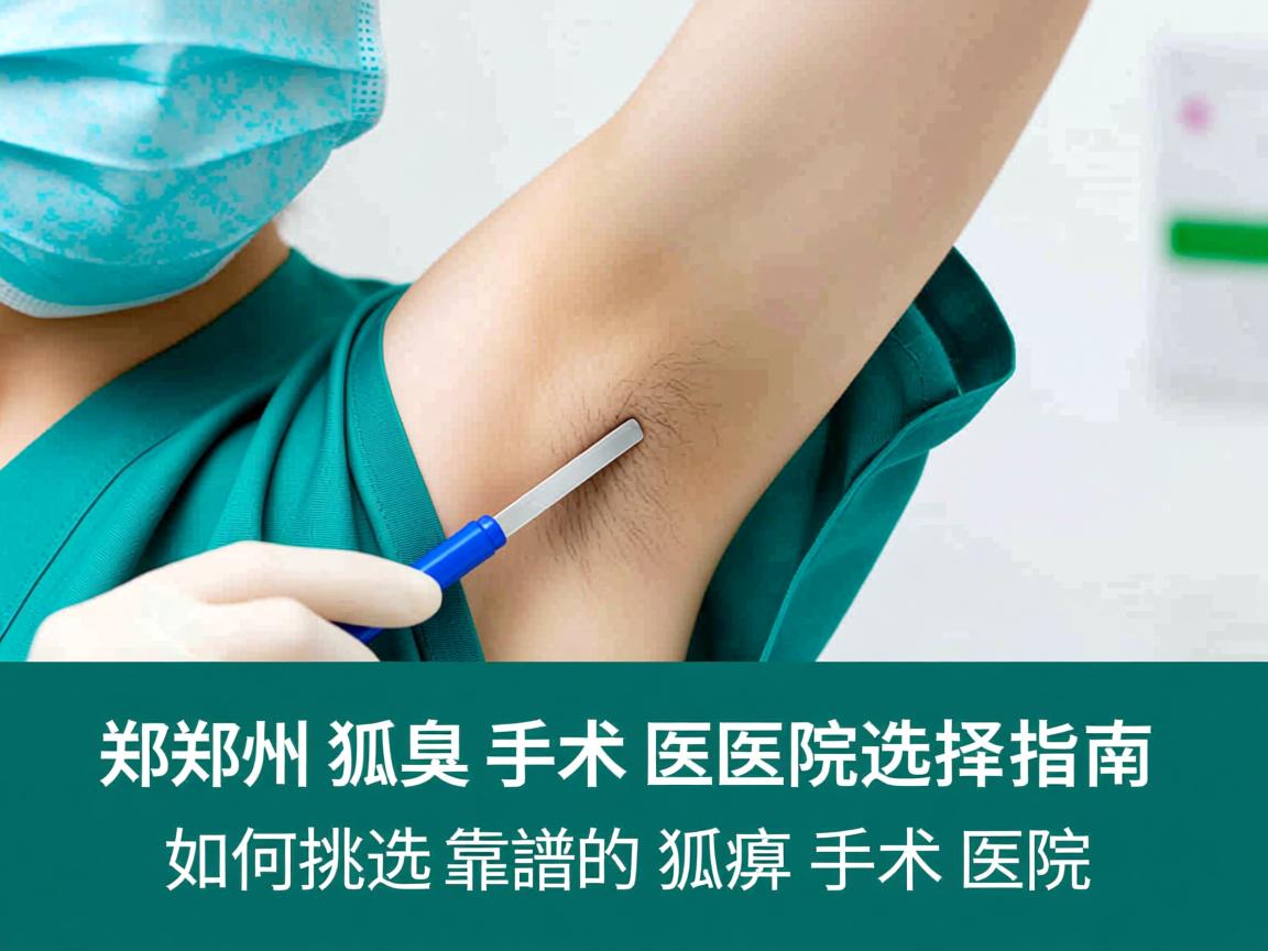 郑州狐臭手术医院选择指南,如何挑选靠谱的狐臭手术医院 郑州狐臭手术医院选择指南,如何挑选靠谱的狐臭手术医院