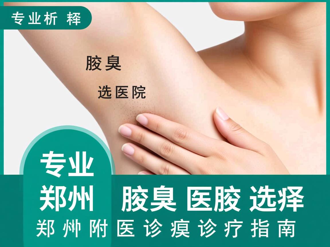 专业解析郑州腋臭医院选择，郑州附医腋臭诊疗指南