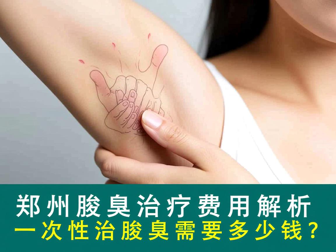 郑州腋臭治疗费用解析，一次性治好腋臭需要多少钱？