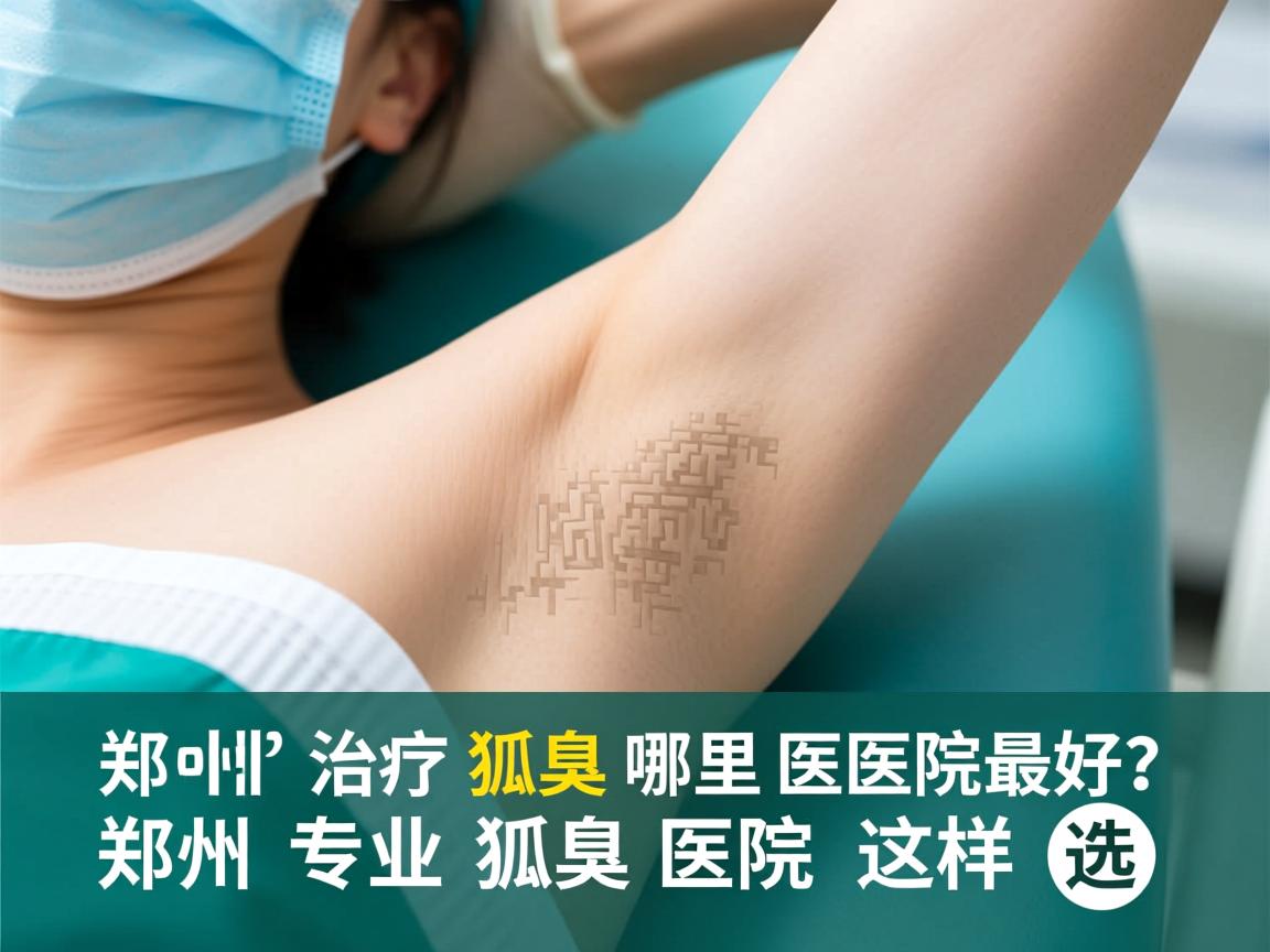 郑州治疗狐臭哪里医院最好？郑州专业狐臭医院这样选